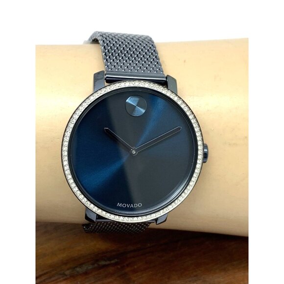 Movado Women's Watch with Midnight Blue Dial and Silver Accents - Picture 11 of 14